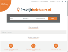 Tablet Screenshot of praktijkindebuurt.nl